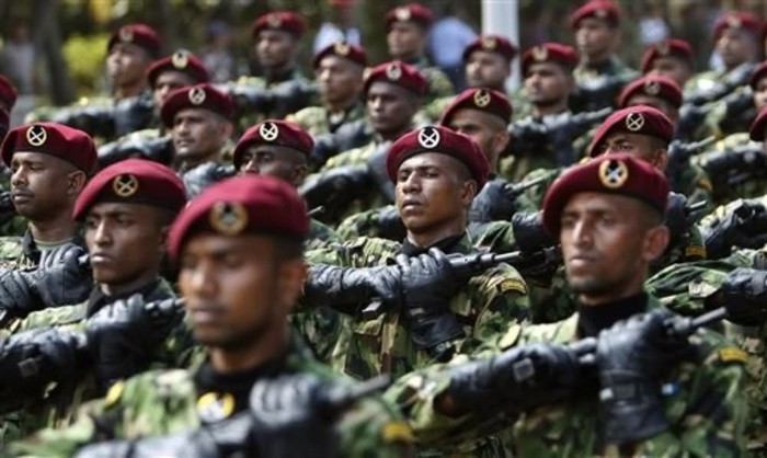 Quân đội Sri Lanka diễu binh phô diễn sức mạnh ảnh 3